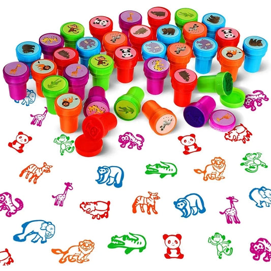 Lot de 10 tampons auto-encreurs pour enfants