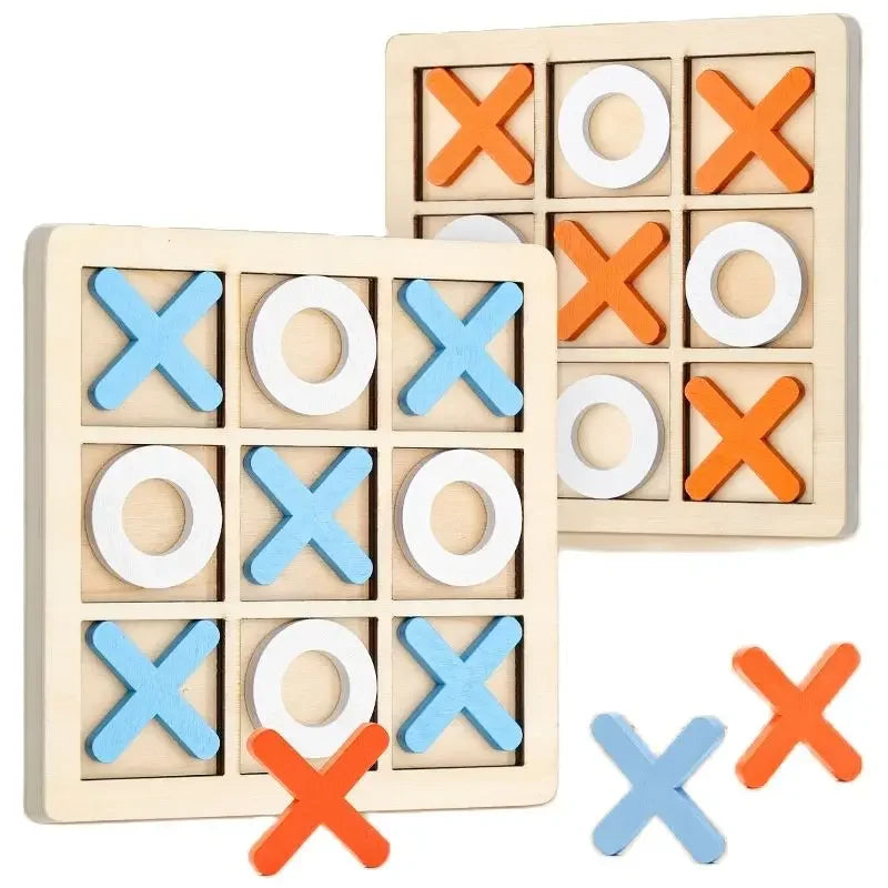 Jeu de Morpion en bois pour enfants 6-12 ans