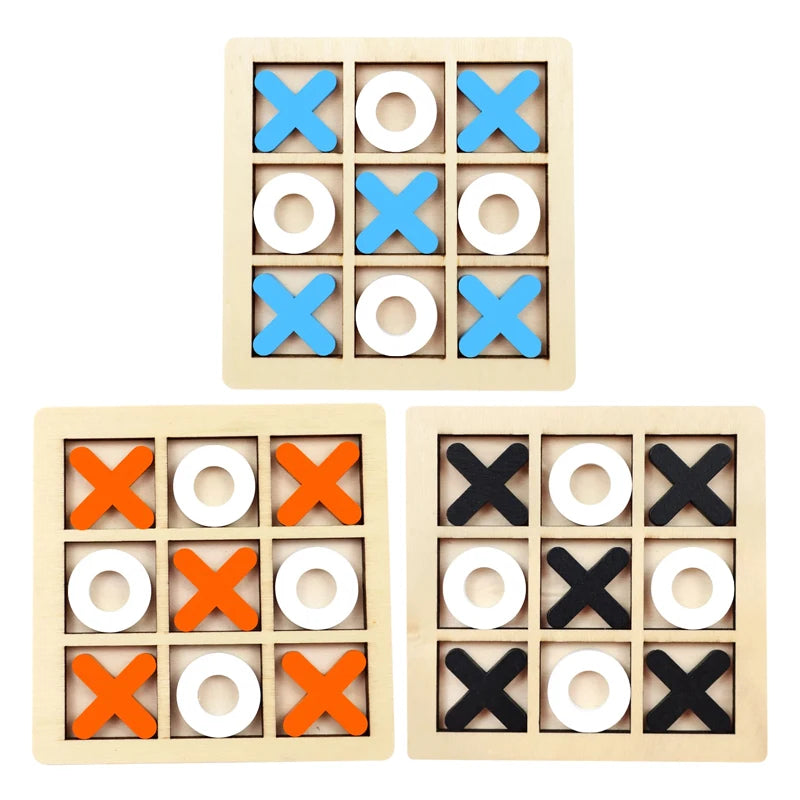 Jeu de Morpion en bois pour enfants 6-12 ans